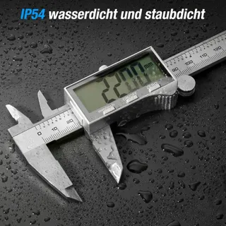 UEZNIRN Digitale Schuifmaat LCD Waterdicht Stofdicht Etui — miniatuur 3