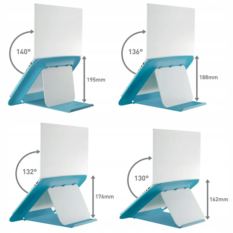 LEITZ Ergo Cosy Verstelbare Laptopstandaard 13-15 Inch Blauw — foto 6