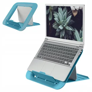 LEITZ Ergo Cosy Verstelbare Laptopstandaard 13-15 Inch Blauw — miniatuur 1