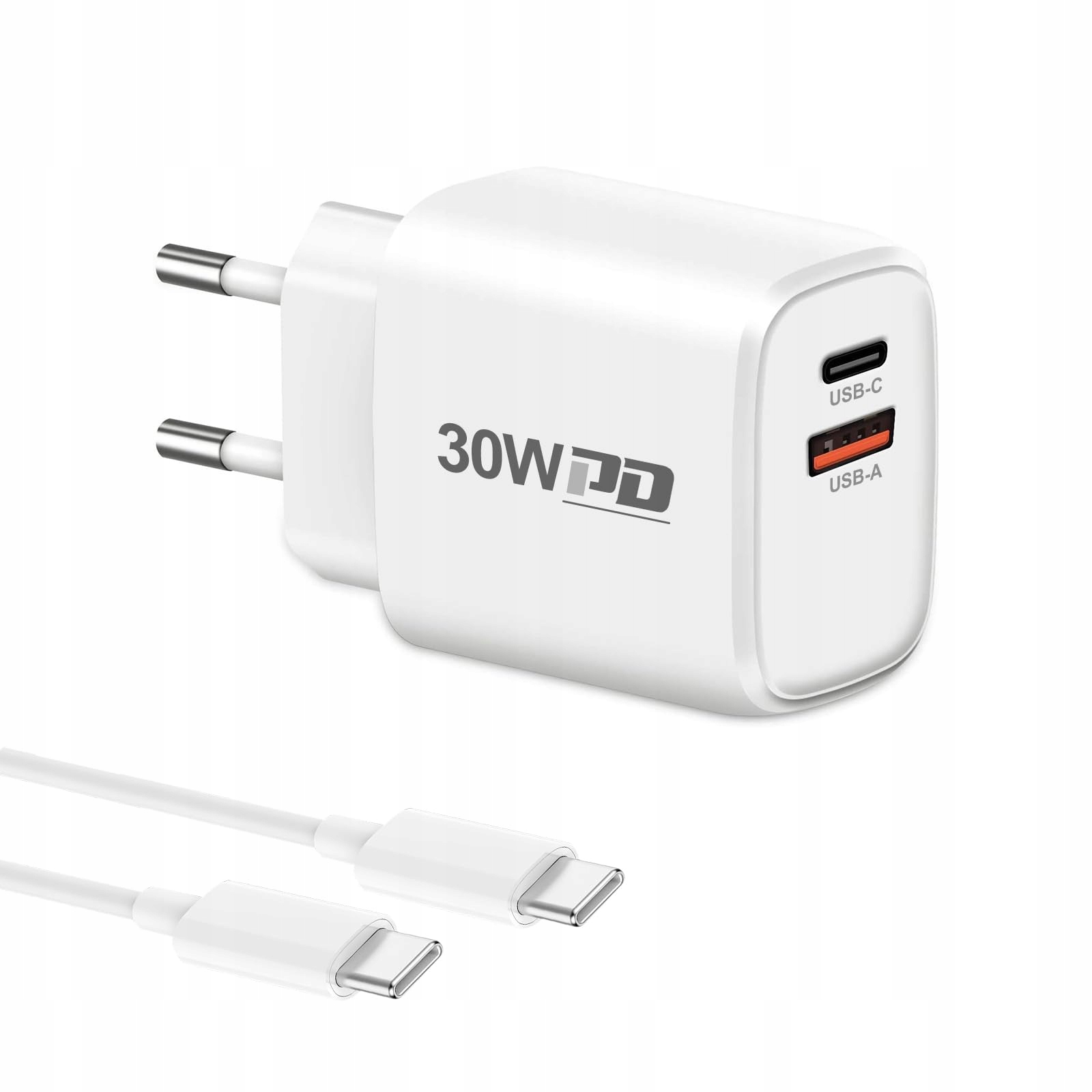 GCSTNN USB C Lader 30W 2 Poorten Snelladen Voor Google iPhone