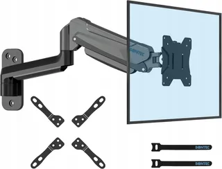 BONTEC Muurbeugel Monitor TV 13-30 Inch VESA 75x75 100x100 — miniatuur 8