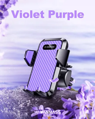 VANMASS Paarse Autohouder 4-in-1 iPhone Android — miniatuur 2