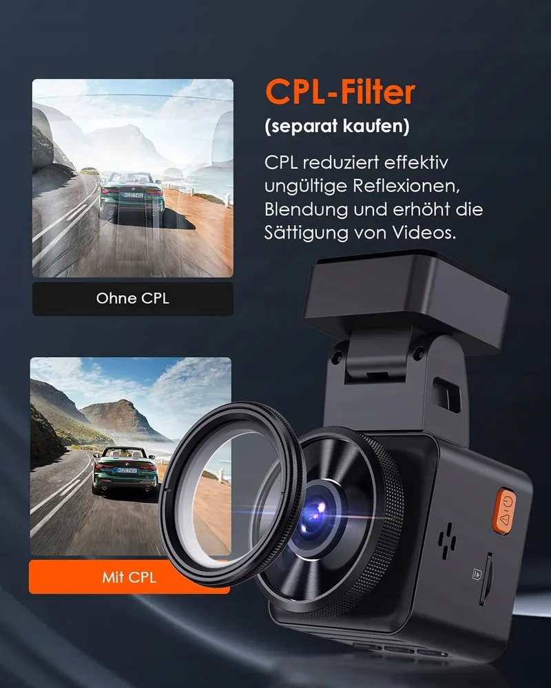 VANTRUE E1 Lite Mini Dashcam WiFi 1080P HDR GPS Nachtzicht — foto 7