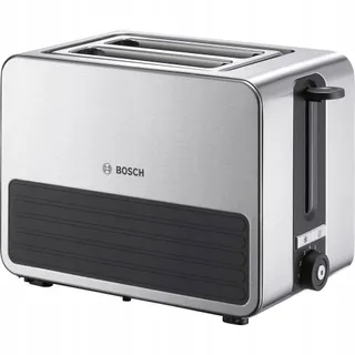 BOSCH Compacte Broodrooster 1050W Ontdooifunctie Zwart Grijs — miniatuur 1