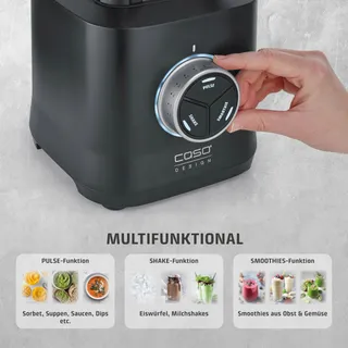 CASO PowerBlender B 2000 30000rpm Tritan BPA-Vrij 8 Messen Zwart — miniatuur 6