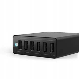 ANKER PowerPort 6 Oplader 60W 6-Poorts USB-C Zwart — miniatuur 6