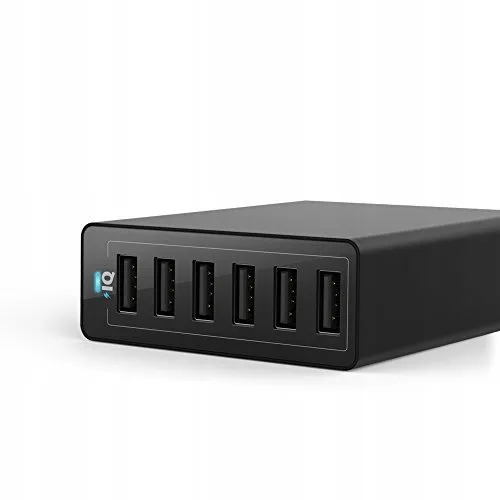 ANKER PowerPort 6 Oplader 60W 6-Poorts USB-C Zwart — foto 6