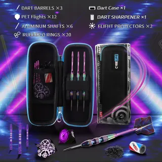 CYEE LIFE Stalen Dartset 22g 3-delig met Accessoires — miniatuur 7