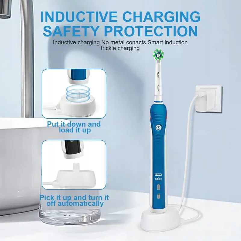 LOPHE Oplader Elektrische Tandenborstel Oral Waterdicht Inductief — foto 5