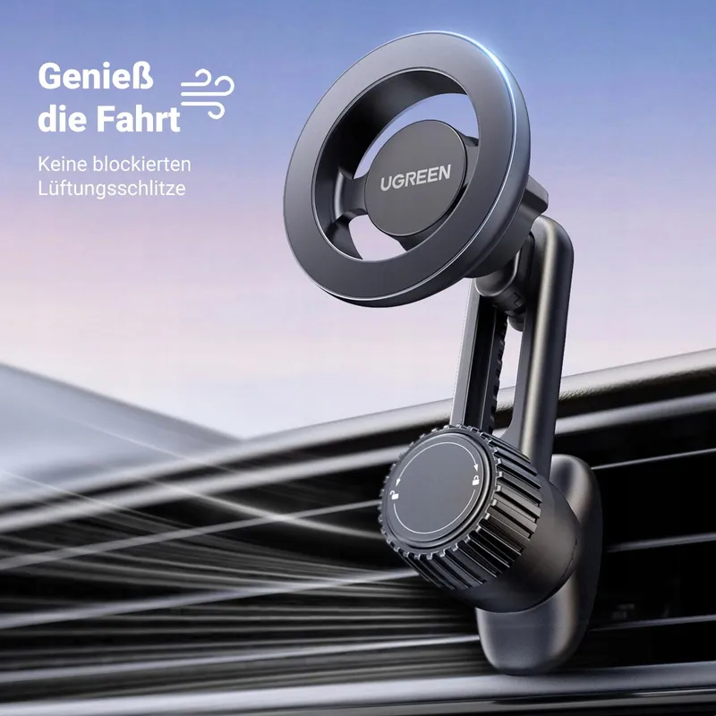 UGREEN MagSafe Autohouder Magnetisch iPhone 16 15 14 13 12 — foto 7
