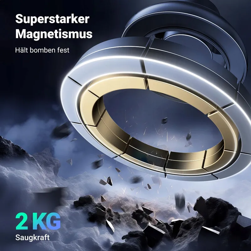 UGREEN MagSafe Autohouder Magnetisch iPhone 16 15 14 13 12 — foto 3
