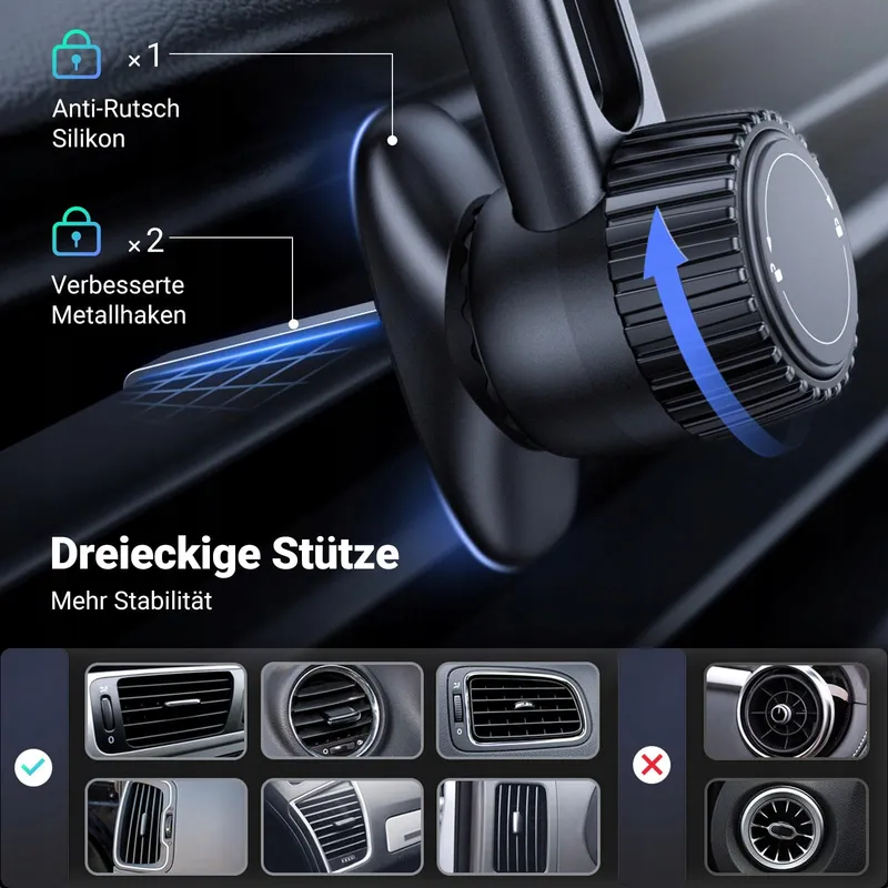 UGREEN MagSafe Autohouder Magnetisch iPhone 16 15 14 13 12 — foto 5