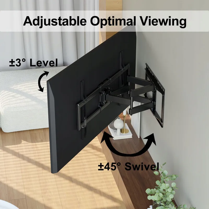 BONTEC TV Muurbeugel 37-85 Inch tot 60kg VESA 600x400mm — foto 4
