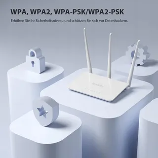 TENDA F3 N300 WLAN Router 300Mb/s 2.4GHz 3 Antennes LAN WAN — miniatuur 7