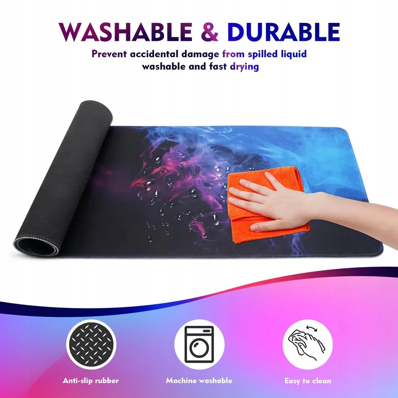 GIECY Gaming Muismat XXL 800x300mm Antislip Bureaumat — foto 4