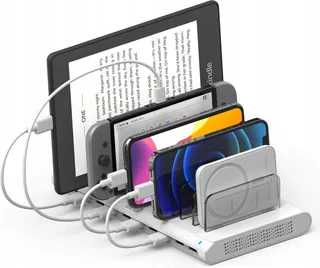 UNITEK Laadstation USB 96W 10 Poorten Smart IC Tablets — miniatuur 8
