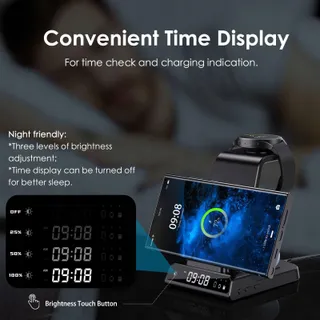 ZENGOOSE Draadloze Oplader 3-in-1 Galaxy S25 Ultra Watch Buds — miniatuur 3