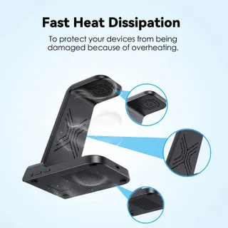 ZENGOOSE Draadloze Oplader 3-in-1 Galaxy S25 Ultra Watch Buds — miniatuur 6