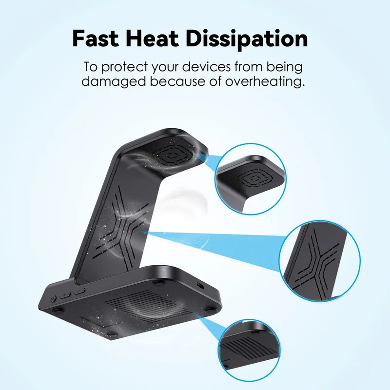 ZENGOOSE Draadloze Oplader 3-in-1 Galaxy S25 Ultra Watch Buds — foto 6
