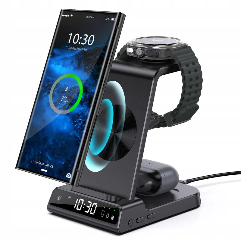 ZENGOOSE Draadloze Oplader 3-in-1 Galaxy S25 Ultra Watch Buds — foto 1