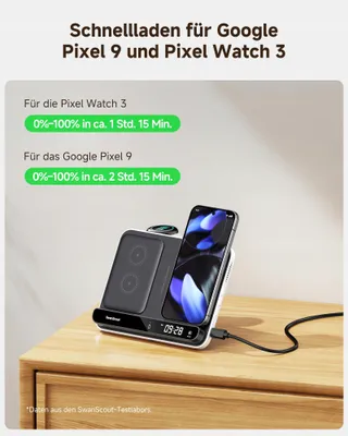 SWANSCOUT Laadstation Voor Pixel Watch 3/2 Fitbit Versa 4/3 Sense 2 — miniatuur 4