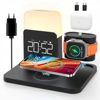 COLSUR Laadstation 3-in-1 Apple Watch iPhone AirPods Lampje — miniatuur 1