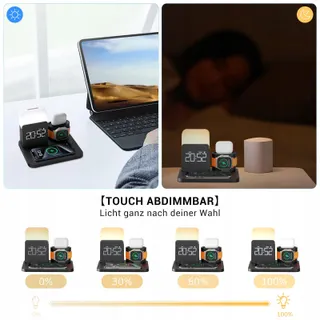COLSUR Laadstation 3-in-1 Apple Watch iPhone AirPods Lampje — miniatuur 6