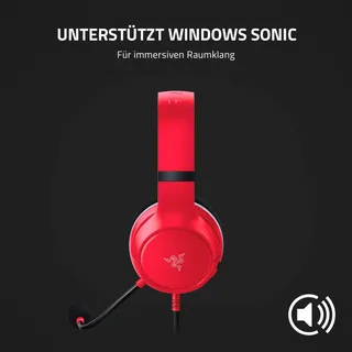 RAZER Kaira X Bekabelde Gaming Headset Xbox Series X S Rood — miniatuur 6