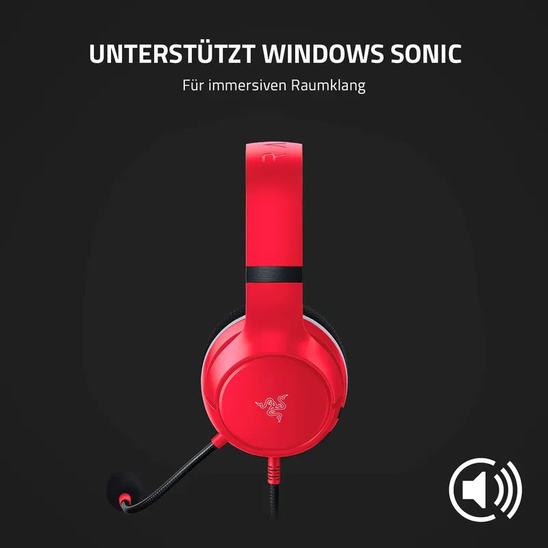 RAZER Kaira X Bekabelde Gaming Headset Xbox Series X S Rood — foto 6