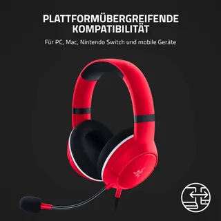 RAZER Kaira X Bekabelde Gaming Headset Xbox Series X S Rood — miniatuur 8