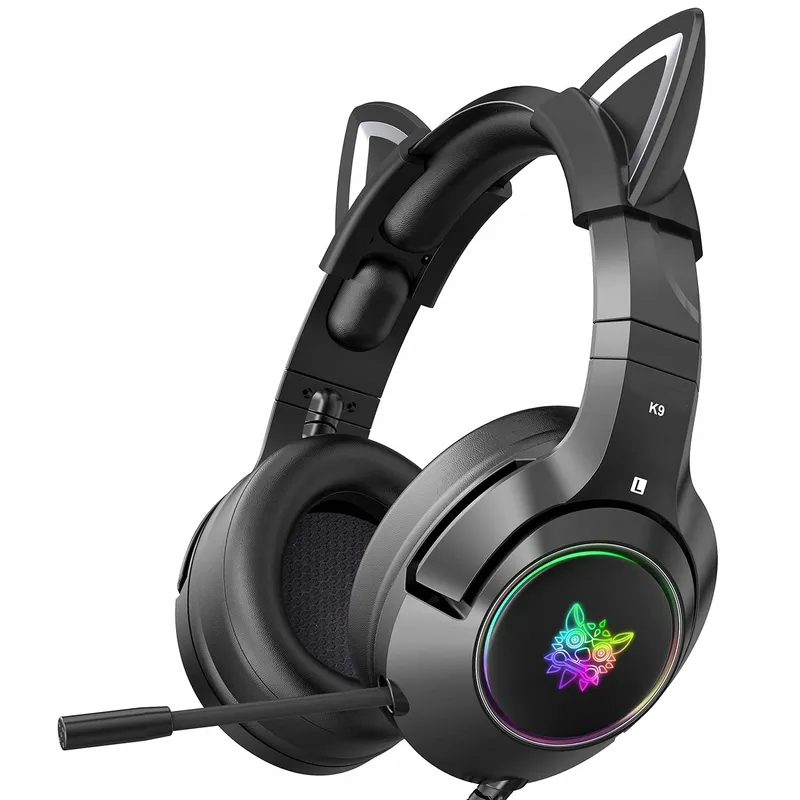 PHNIXGAM Gaming Koptelefoon PS4 PS5 Xbox PC RGB Surround Zwart — foto 1
