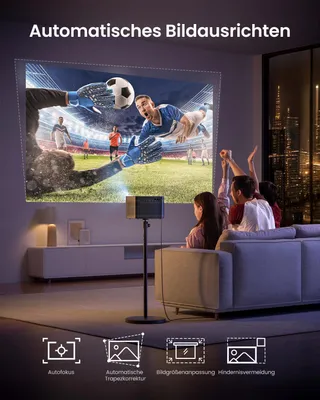 DANGBEI DBOX02 4K Projector HDR10+ 2450 Lumen 200 Inch Netflix Dolby — miniatuur 6
