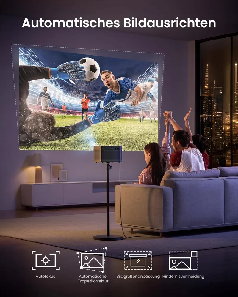 DANGBEI DBOX02 4K Projector HDR10+ 2450 Lumen 200 Inch Netflix Dolby — foto 6