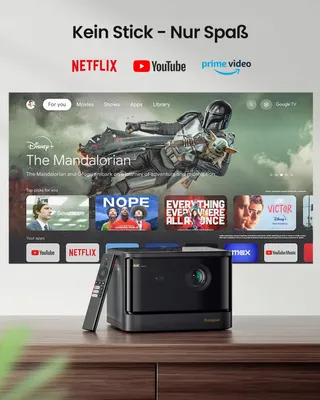 DANGBEI DBOX02 4K Projector HDR10+ 2450 Lumen 200 Inch Netflix Dolby — miniatuur 5