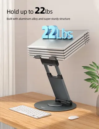 NULAXY Ergonomische Verstelbare Laptopstandaard tot 17 Inch 360° — miniatuur 6