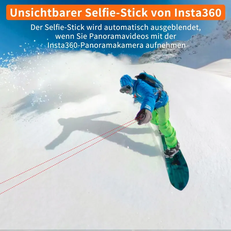 VRIG TP-21 Statief 140cm Licht Telescopisch Selfie Insta360 Actiecamera — foto 7