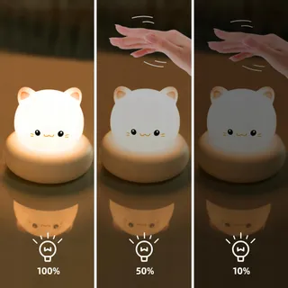 ANNMORE Nachtlampje Kinderen Kat LED voor Meisjes — miniatuur 2