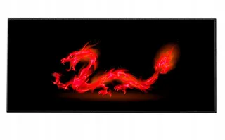 SILENT MONSTERS Muismat XXL 900x400mm Rood voor Gamers — miniatuur 1