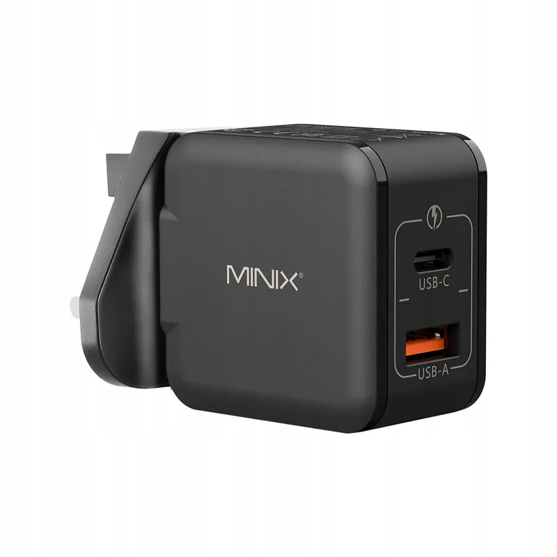 MINIX NEO P1 Mini 33W GaN Oplader USB-C USB-A — foto 8