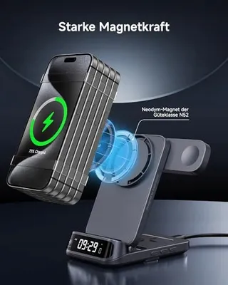 SWANSCOUT 708M Inductief Laadstation 3-in-1 Apple Watch iPhone MagSafe — miniatuur 7