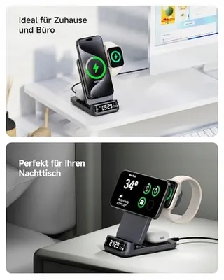 SWANSCOUT 708M Inductief Laadstation 3-in-1 Apple Watch iPhone MagSafe — miniatuur 8