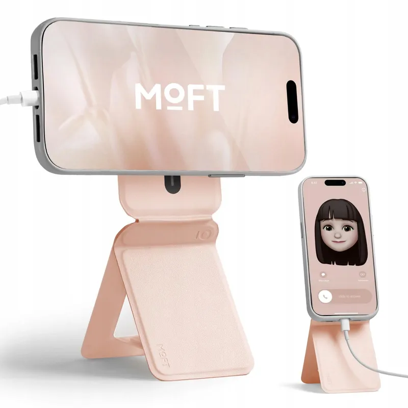 MOFT Magnetische Telefoonstandaard Hoekinstelling iPhone 16-12 Roze — foto 1