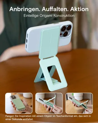 MOFT Magnetische Telefoonstandaard Hoekinstelling iPhone 16-12 Roze — miniatuur 3