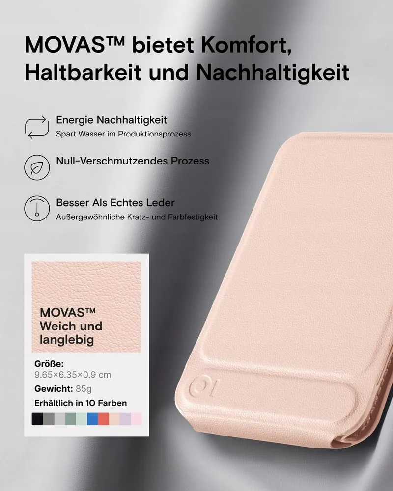 MOFT Magnetische Telefoonstandaard Hoekinstelling iPhone 16-12 Roze — foto 6