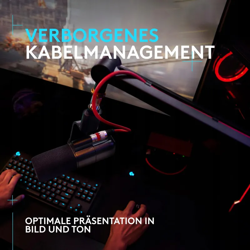 LOGITECH G Compass Microfoonarm Gaming Streaming Zwart — foto 3