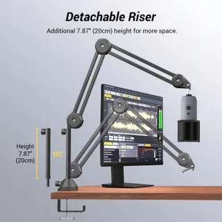 TONOR Microfoonarm Standaard met Popfilter Podcast Gaming — miniatuur 2