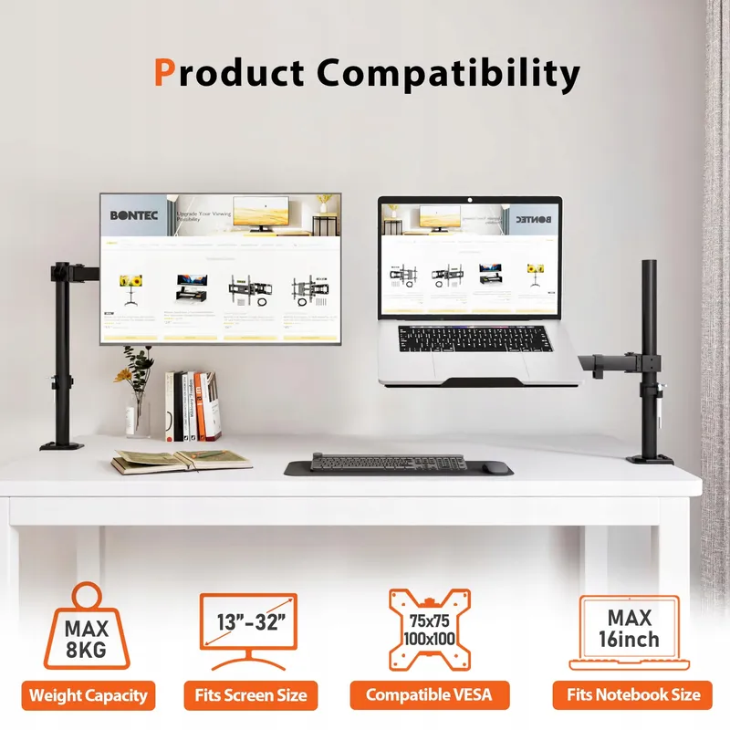 REDBAT Verstelbare Monitor en Laptophouder 13-32 Inch LCD LED — foto 4