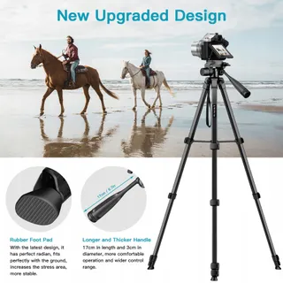 VICTIV Camerastatief Telefoon 172cm Aluminium DSLR iPhone Sony — miniatuur 5