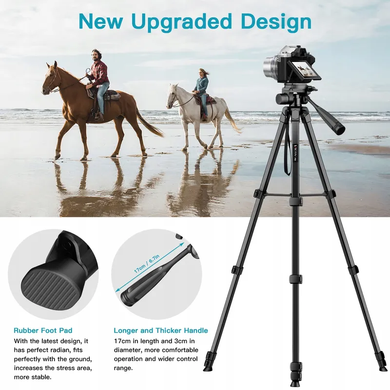 VICTIV Camerastatief Telefoon 172cm Aluminium DSLR iPhone Sony — foto 5