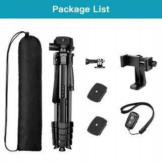 VICTIV Camerastatief Telefoon 172cm Aluminium DSLR iPhone Sony — miniatuur 8